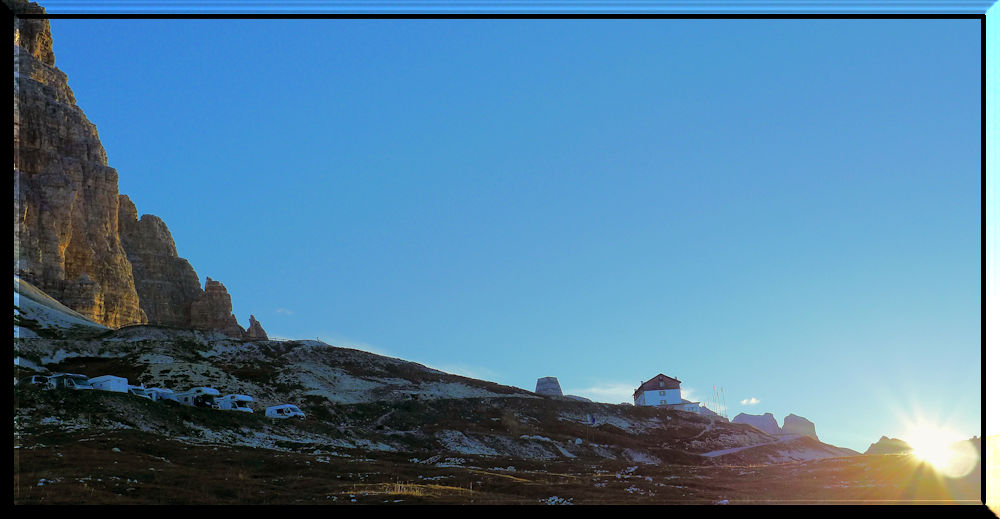 Aronzohtte Sonnenaufgang