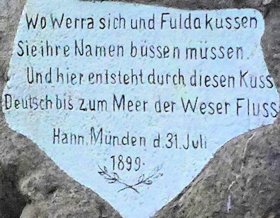 Hann-Mnden, Weserstein 2a