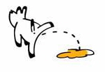 Hund pinkelt a