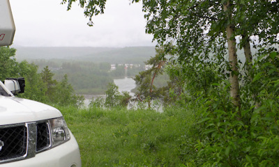 Malselvfossen Regentag