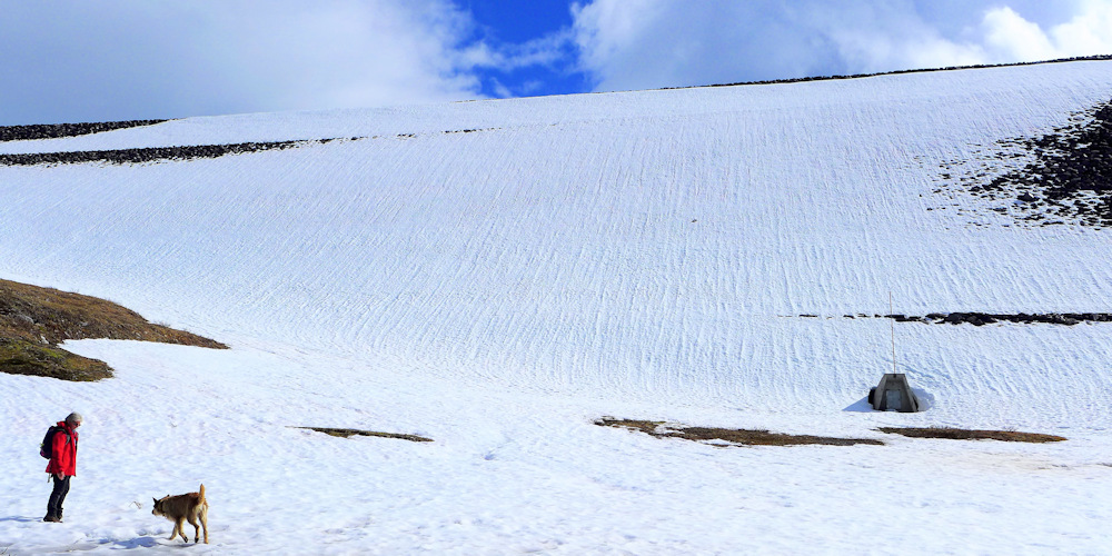 Storglomvatnet Staumauer