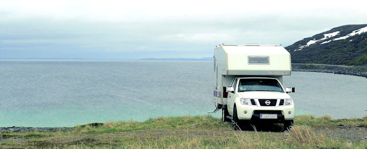 bernachtungsplatz Parsangenfjord