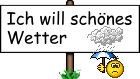 smiley  Mistwetter
